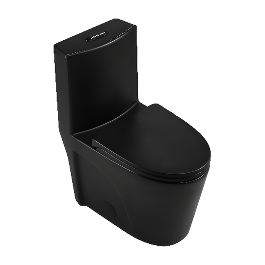 SANIKB HSJ-2373M 27 inch swirl flush one piece toilet 10/12/16 inch rough in