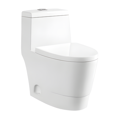 SANIKB HSJ-2425 27 inch siphonic one piece toilet 10/12 inch rough in