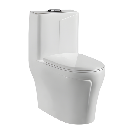 SANIKB HSJ-2427 28 inch siphonic one piece toilet 10/12/16 inch rough in