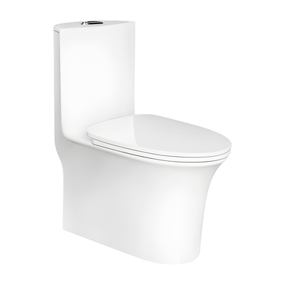 SANIKB HSJ-2441 27 inch rimless siphonic one piece toilet 10/12/16 inch rough in