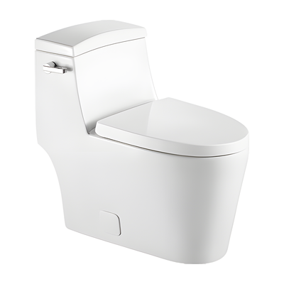 SANIKB HSJ-2494 29 inch swirl flush one piece toilet 12 inch rough in