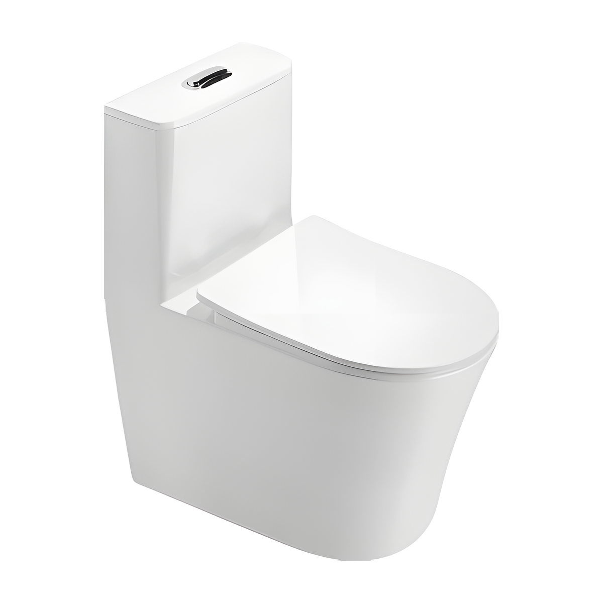 SANIKB HSJ-2531 23 inch swirl flush one piece toilet 12 inch rough in