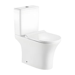 SANIKB HSJ-3047 26 inch rimless washdown two piece toilet 10 inch rough in
