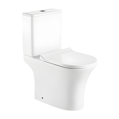 SANIKB HSJ-3047 26 inch rimless washdown two piece toilet 10 inch rough in