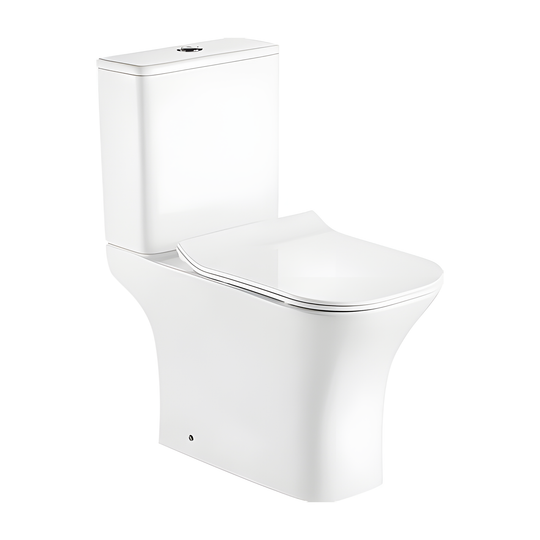 SANIKB HSJ-3048 rimless washdown two piece toilet 10 inch rough in
