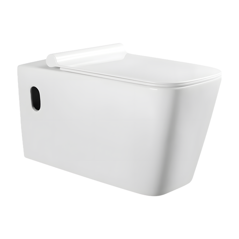 Oval side hole / White