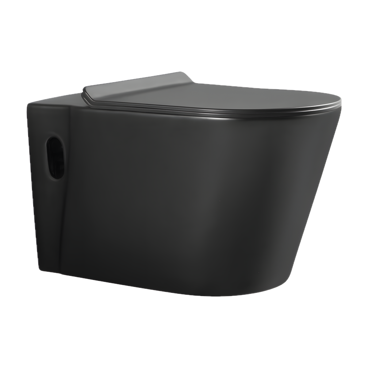 SANIKB LJ-A06 wall-hung toilet, Matt Black