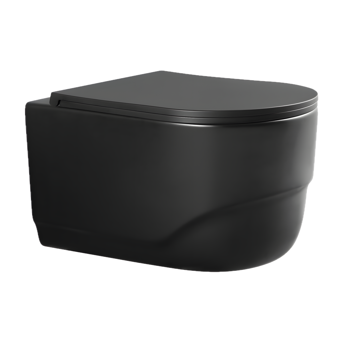 SANIKB LJ-A12 wall-hung toilet, Matt Black