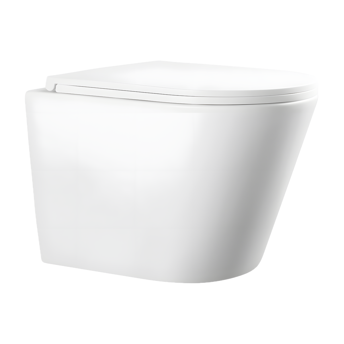 SANIKB LJ-A13 wall-hung toilet, Glossy White