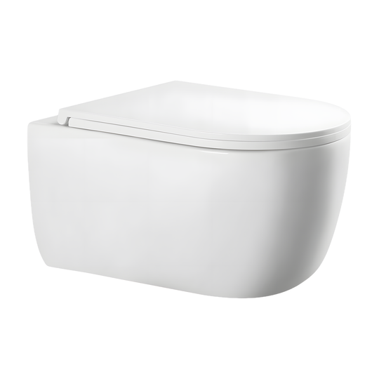SANIKB LJ-A15 wall-hung toilet, Glossy White