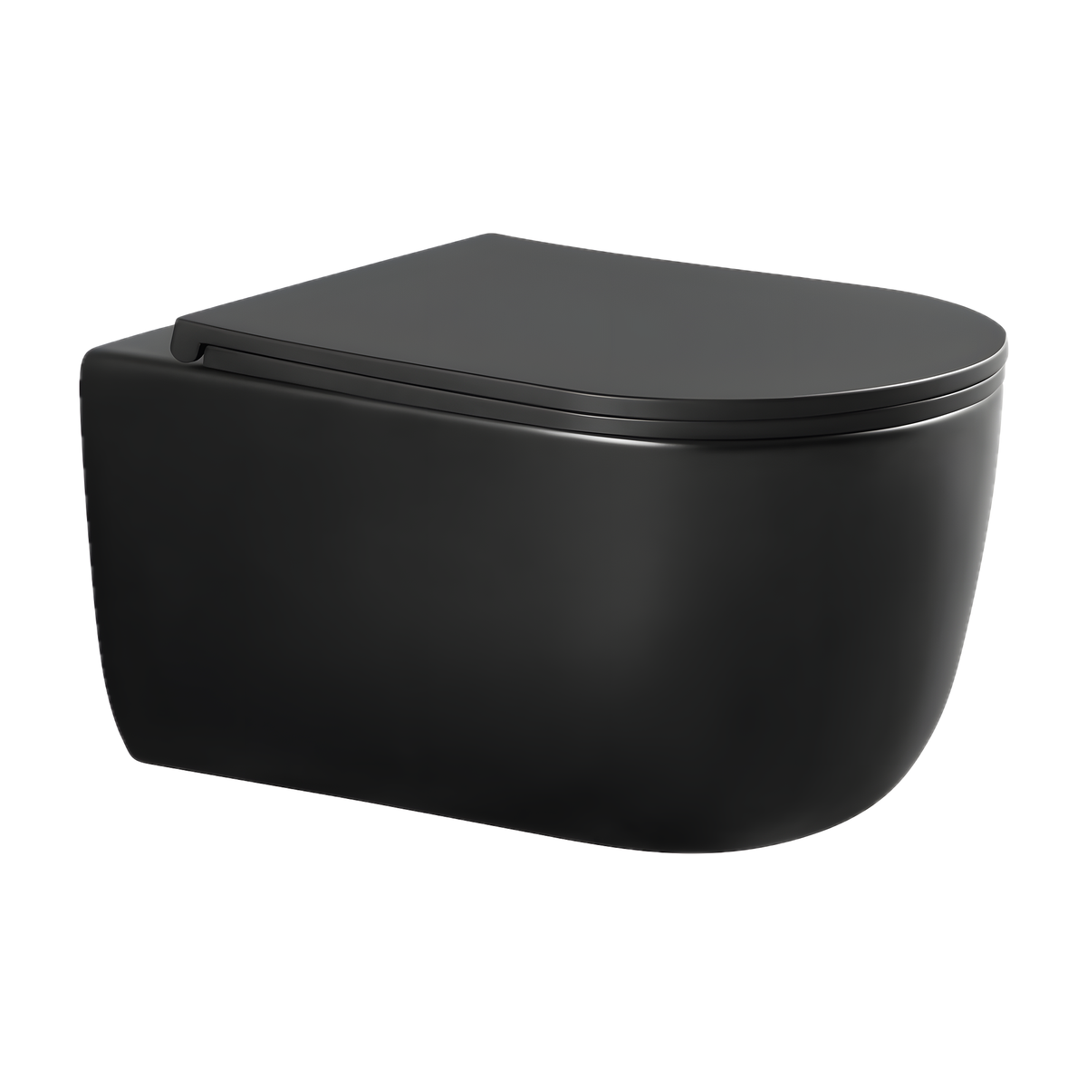 SANIKB LJ-A15 wall-hung toilet, Matt Black