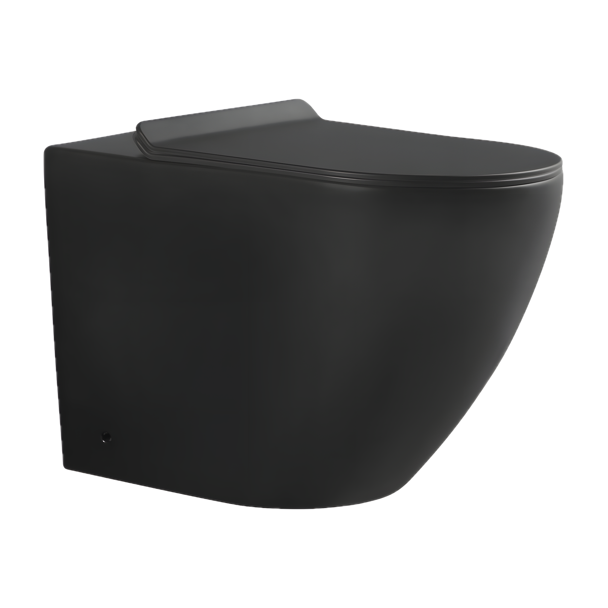SANIKB LJ-B09 back-to-wall toilet, Matt Black