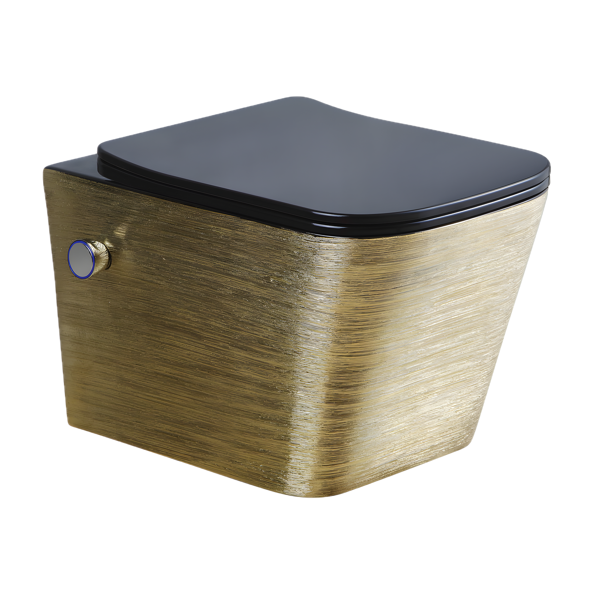 SANIKB LJ-E03 wall-hung toilet, Brushed Gold