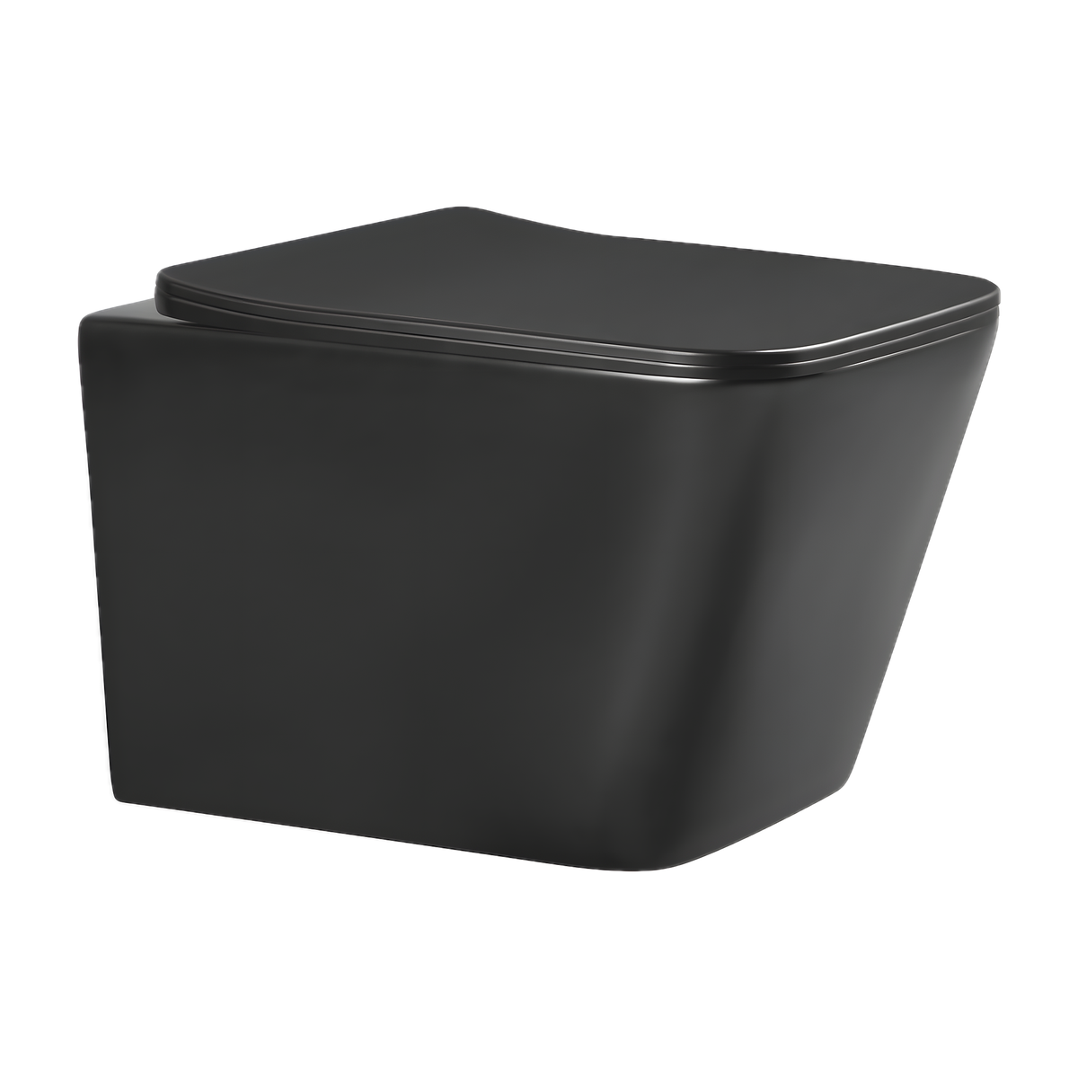 SANIKB LJ-E03 wall-hung toilet, Matt Black