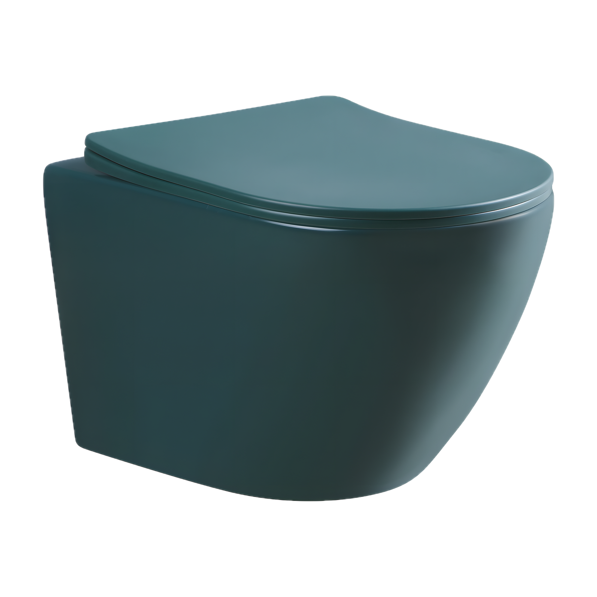 SANIKB LJ-E09 wall-hung toilet, Dark Green