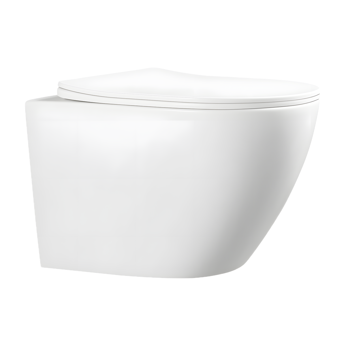 SANIKB LJ-E09 wall-hung toilet, Matt White