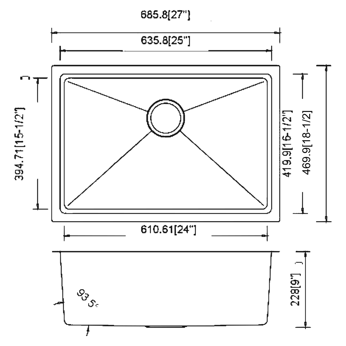 SANIKB MS2718 dimension drawing