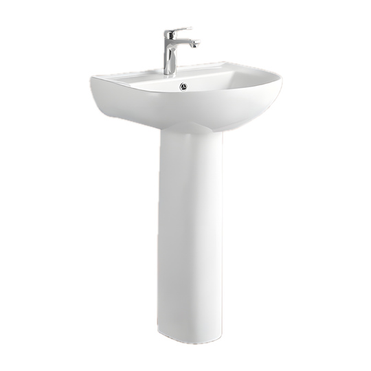 SANIKB NBK-204 round pedestal sink