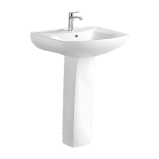 SANIKB NBK-211 oval pedestal sink
