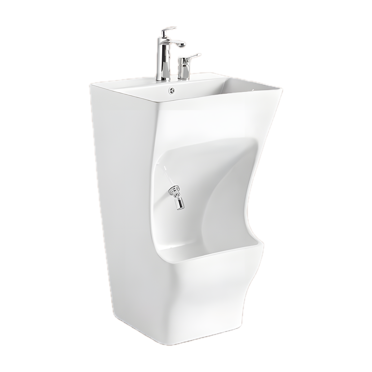 SANIKB NBK-281L rectangle pedestal sink