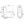 SANIKB NBK-3005 one-piece toilet dimension drawing, 735 × 375 × 800 mm