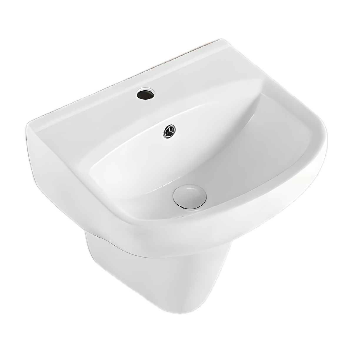 SANIKB NBK-509F 19 inch rectangular wall hung basin