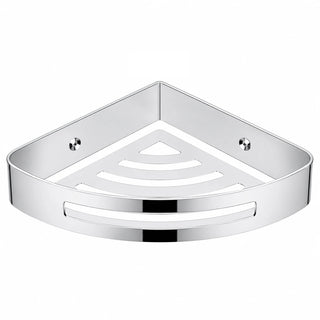 Polished Chrome Corner Basket — wall-mounted SUS304 stainless steel bathroom hardware | SANIKB