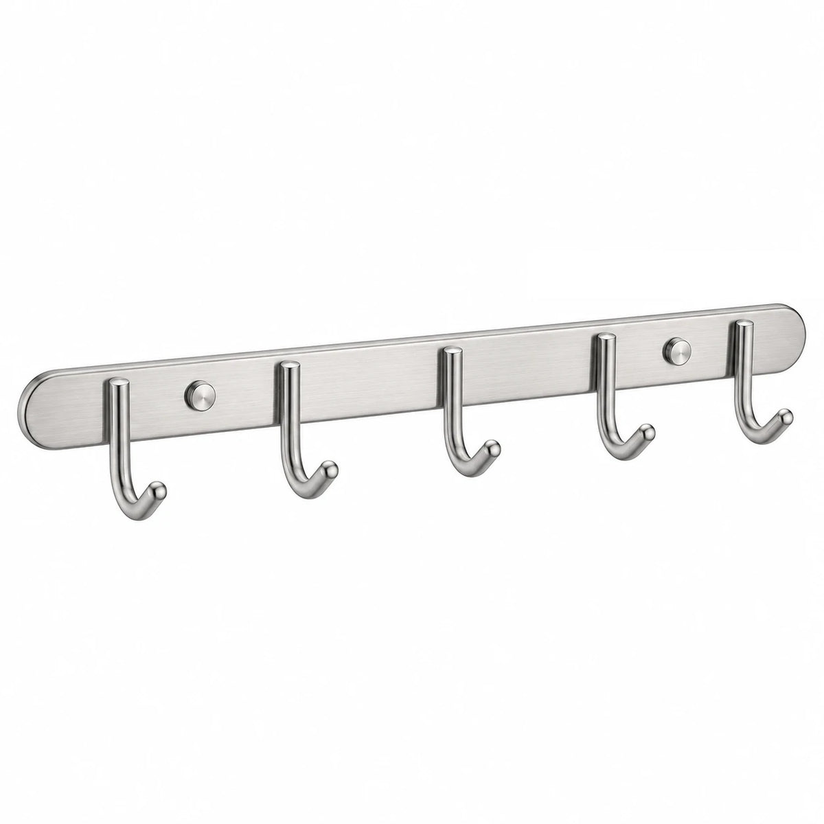 Polished Chrome Hook Rail — wall-mounted SUS304 stainless steel bathroom hardware | SANIKB