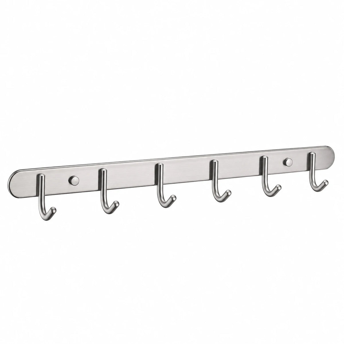 Polished Chrome Hook Rail — wall-mounted SUS304 stainless steel bathroom hardware | SANIKB