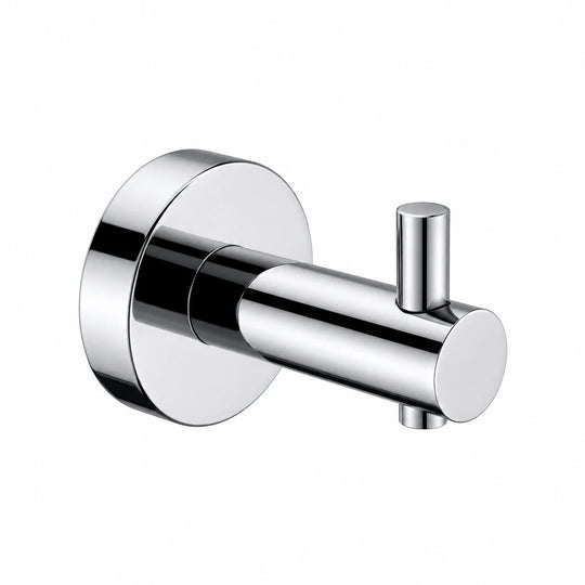 Polished Chrome Robe Hook — wall-mounted SUS304 stainless steel bathroom hardware | SANIKB