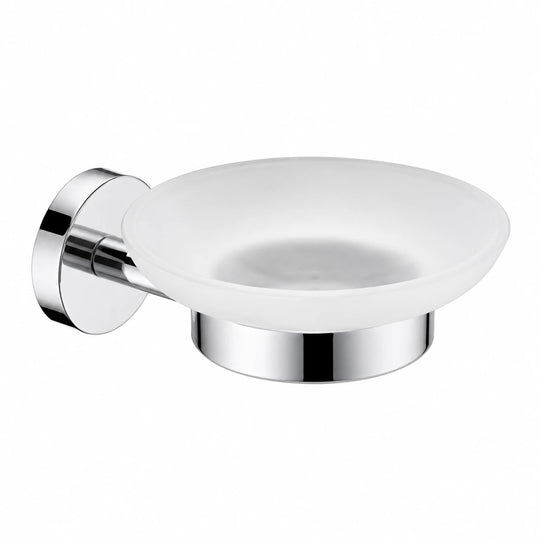 Polished Chrome Soap Dish — wall-mounted SUS304 stainless steel bathroom hardware | SANIKB