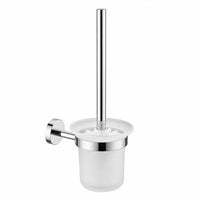 Modern Polished Chrome Toilet Brush Holder
