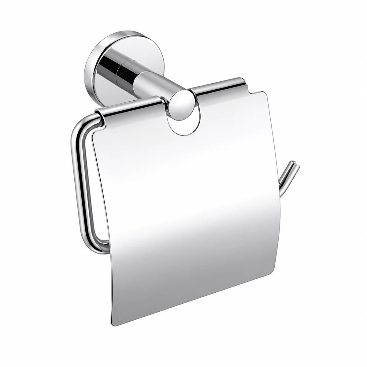 Polished Chrome Toilet Paper Holder — wall-mounted SUS304 stainless steel bathroom hardware | SANIKB