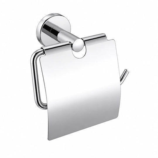 Polished Chrome Toilet Paper Holder — wall-mounted SUS304 stainless steel bathroom hardware | SANIKB