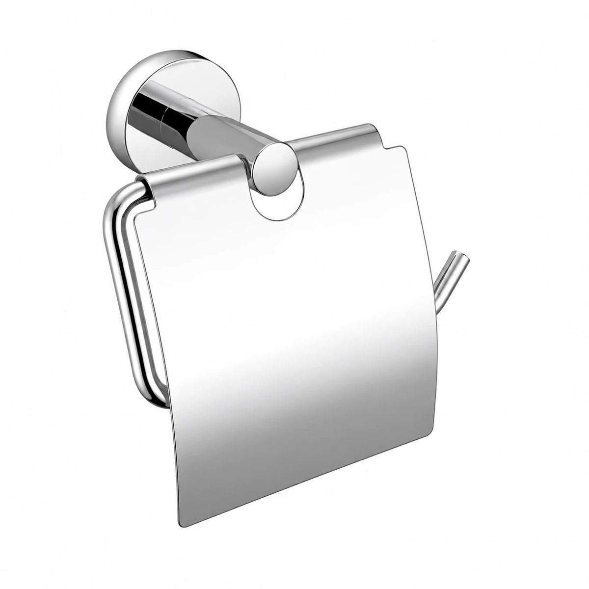 Polished Chrome Toilet Paper Holder — wall-mounted SUS304 stainless steel bathroom hardware | SANIKB