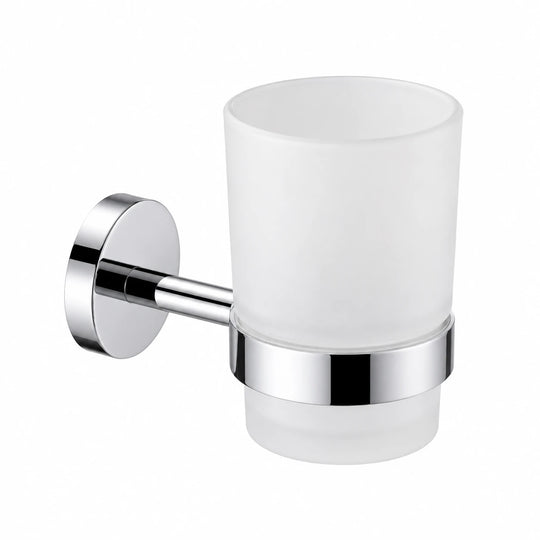 Polished Chrome Tumbler Holder — wall-mounted SUS304 stainless steel bathroom hardware | SANIKB