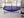 Purple Curved Transparent Bathtub on Slim End Supports; original factory model TW-8997T-2 catalogue detail view 1
