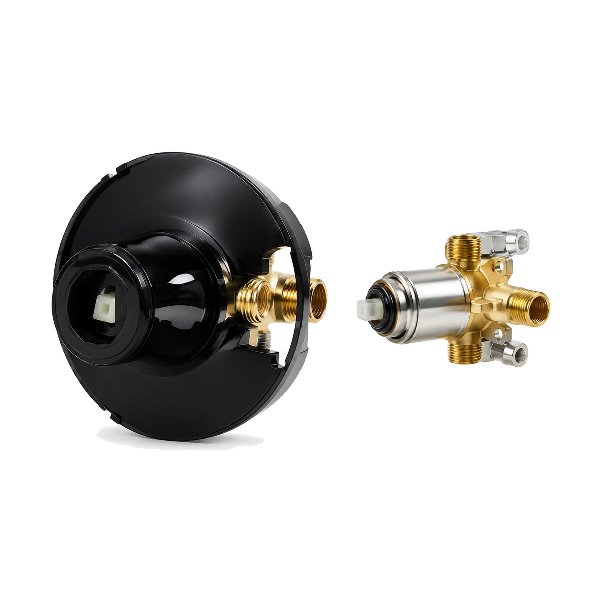 In-wall rough-in valve for Blush Lever Chrome & Rose Gold Shower Valve Trim Kit — SANIKB SP076C 21 74 1