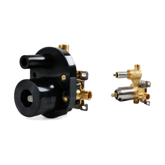 In-wall rough-in valve for Blush Lever Chrome & Rose Gold Diverter Shower Valve Trim Kit — SANIKB SP076C 22 74 1
