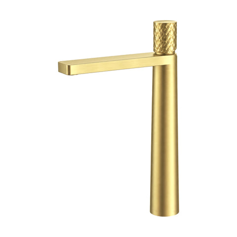 Brushed Gold / Tall Vessel