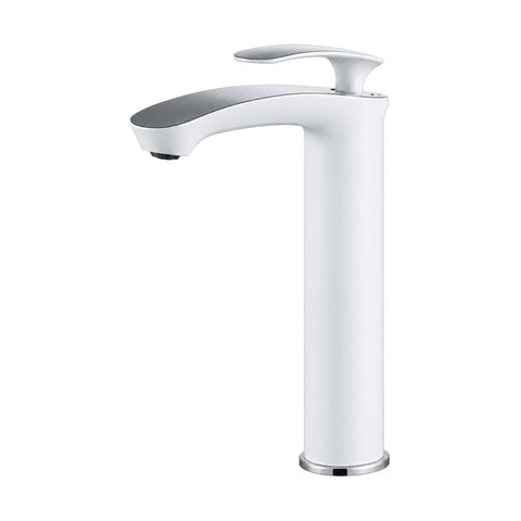 Chrome & White / Tall Vessel