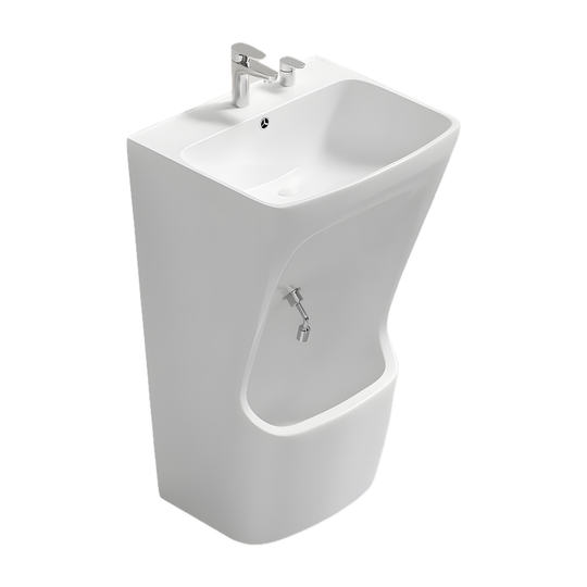 SANIKB SL-103 foot wash basin, White