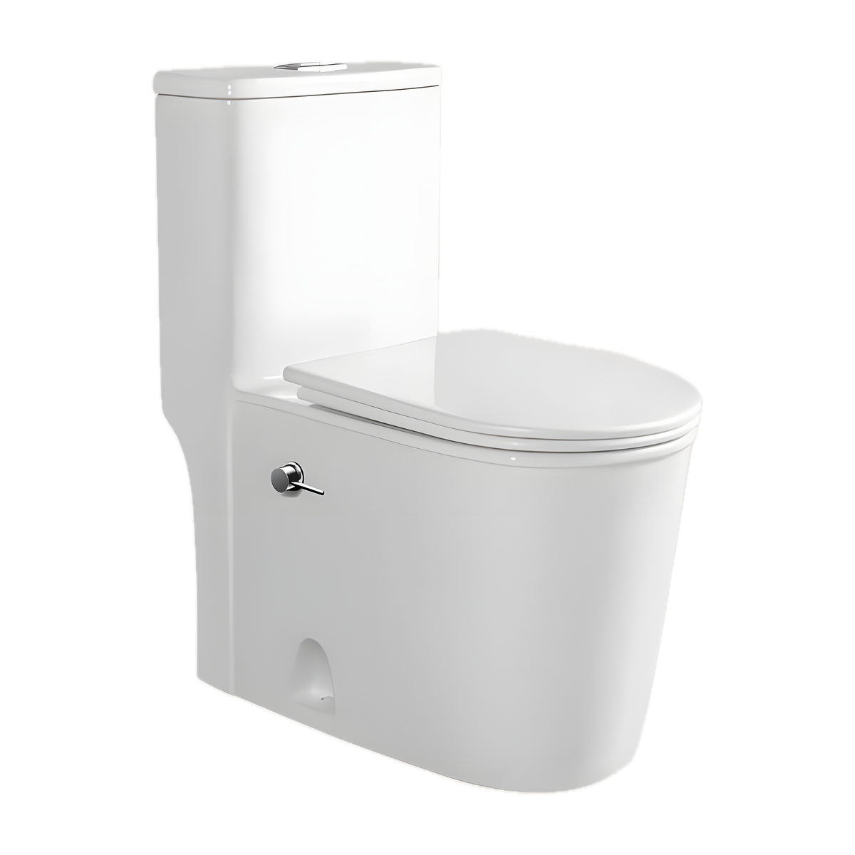 SANIKB SL-8048H 26 inch swirl flush one piece toilet 10 inch rough in