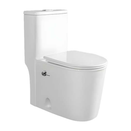 SANIKB SL-8048H 26 inch swirl flush one piece toilet 10 inch rough in