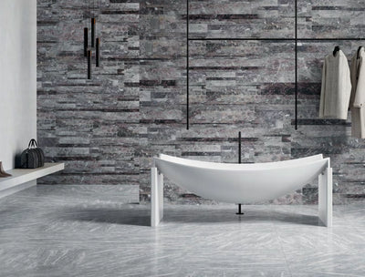 Straight Support Boat Solid Surface Bathtub - T8997-2; complete model view