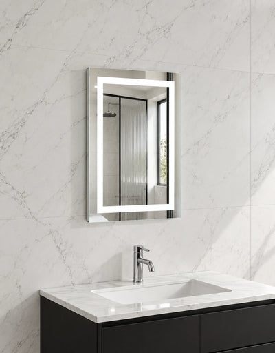 Tall Rectangle Perimeter LED Bathroom Mirror — full product view; KS-009-1009