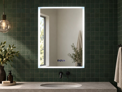 Tall Thin Perimeter LED Mirror — full product view; KS-1017