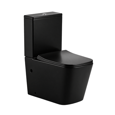 SANIKB TC-7102 two-piece toilet, Black