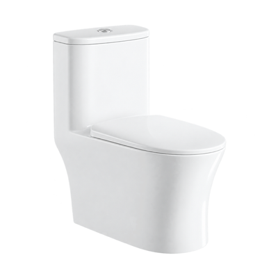 SANIKB TC-7113 27 inch swirl flush one piece toilet 10 inch rough in
