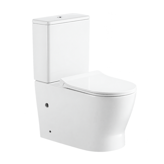 SANIKB TC-7308 25 inch swirl flush two piece toilet